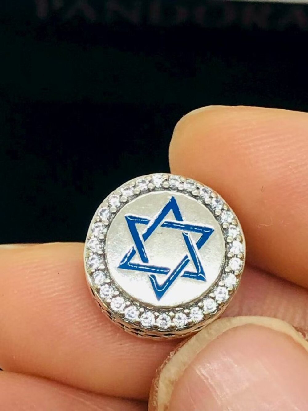 ✨🔥PANDORA Country Of Israel EXCLUSIVE Flag Button CHARM